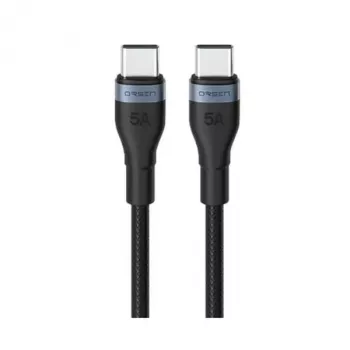 ORSEN S53 USB-C na USB-C kábel 3A 1m čierny