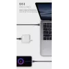 ORSEN S53 USB-C na USB-C kábel 3A 1m modrý