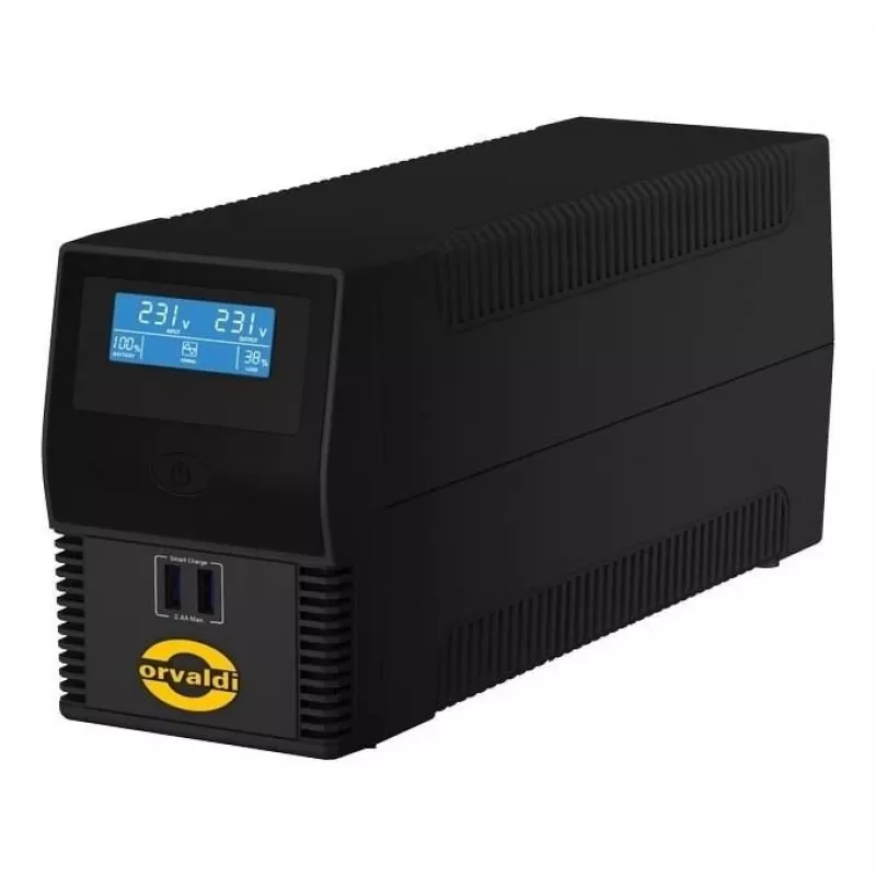 Orvaldi ID850IEC Line-Interactive UPS 0,8 kVA 480 W 2x IEC C13