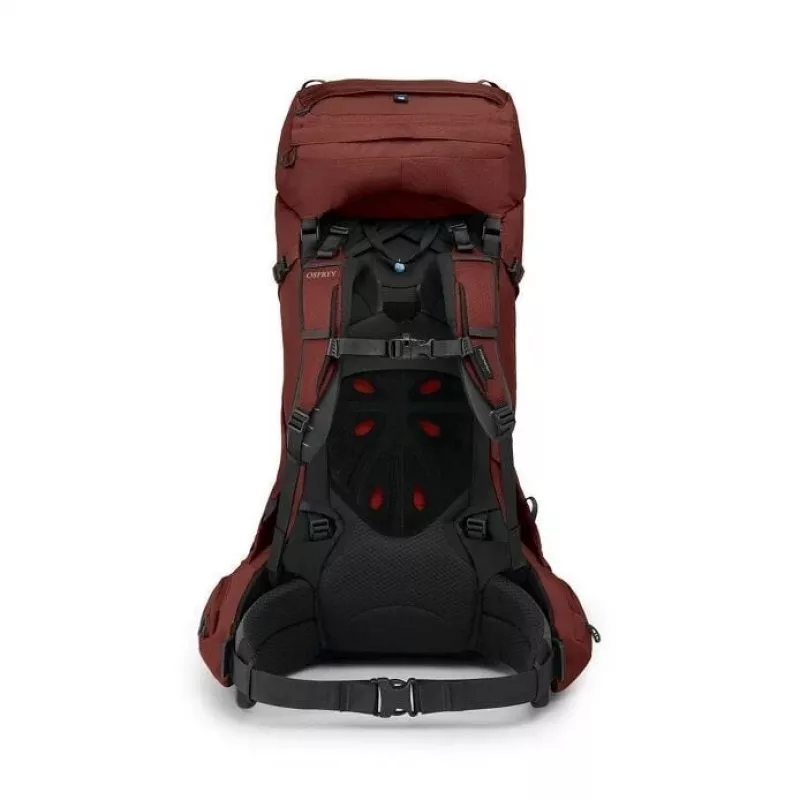 Osprey Aether 65 trekingový batoh S/M granátová červený