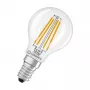 OSRAM CLP40 DIM 3.4W 827 FIL CL E14 P LED stmievateľná kvapková žiarovka číra 2700K