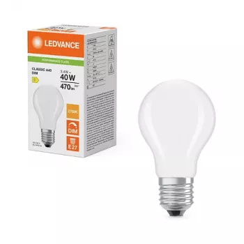 OSRAM LED Classic A 40 Filament DIM P 3.4W 827 matná stmievateľná LED žiarovka