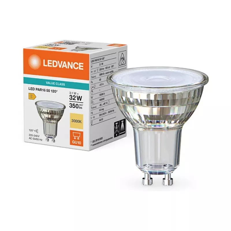 Osram LED PAR16 50 120° P 3.1W 830 GU10 LED reflektorová žiarovka