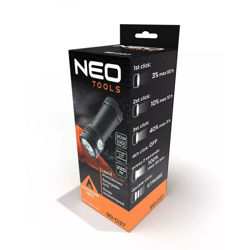 OSRAM P9 LED USB nabíjateľná baterka 3300 lm čierna