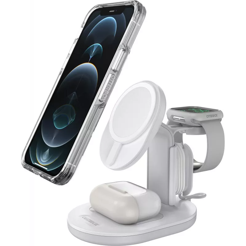 OtterBox 3-in-1 MagSafe nabíjacia stanica biela