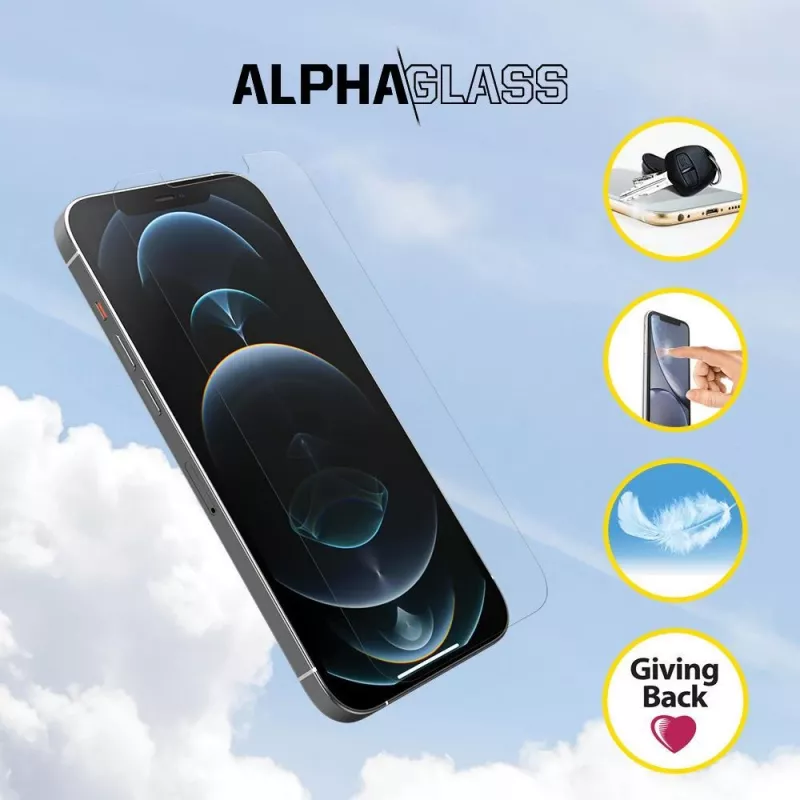 OtterBox Alpha Glass ochranné sklo displeja pre iPhone 12 a iPhone 12 Pro (77-65419)