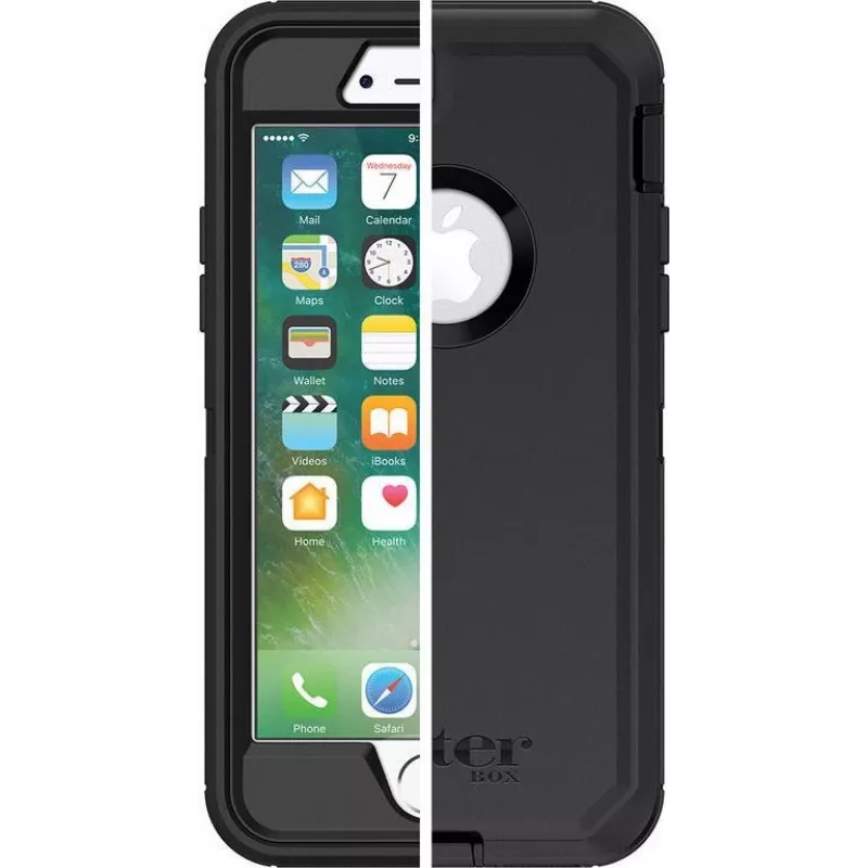 OtterBox Defender Series Apple iPhone 7 - ProPack Each - odolné ochranné puzdro - polykarbonát, syntetická guma - čierna - pre Apple iPhone 7, 8, SE (2nd Generation), SE (3rd Generation)