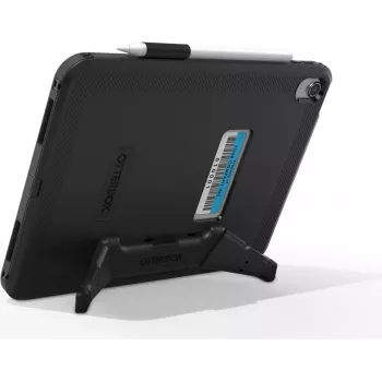 OtterBox Defender Series puzdro s podperou pre iPad 10. generácie - extrémne odolné ochranné puzdro s integrovanou ochranou displeja - testované podľa vojenského štandardu - čierna (77-93756)