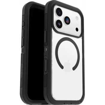 OtterBox Defender Series Pro XT Clear Camera Control puzdro pre Apple iPhone 17 Pro, Clear/čierna