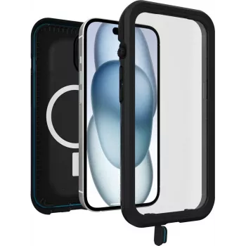 OtterBox FRE MagSafe ochranné puzdro pre Apple iPhone 15 - čierne