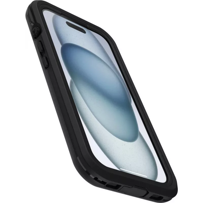 OtterBox FRE MagSafe ochranné puzdro pre Apple iPhone 15 - čierne