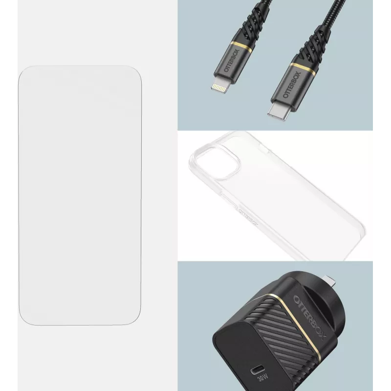 OtterBox Premium Glass Antimicrobial ochranná fólia displeja pre Apple iPhone 13 / 13 Pro - číra 77-96637