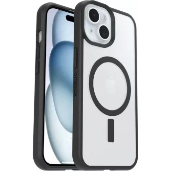 OtterBox React MagSafe puzdro pre iPhone 16e/15/14/13 - Clear/čierna