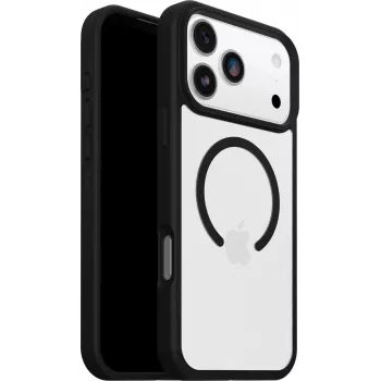 OtterBox React Series MagSafe puzdro pre iPhone 17 Pro Max - Black Crystal (transparentná/čierna)