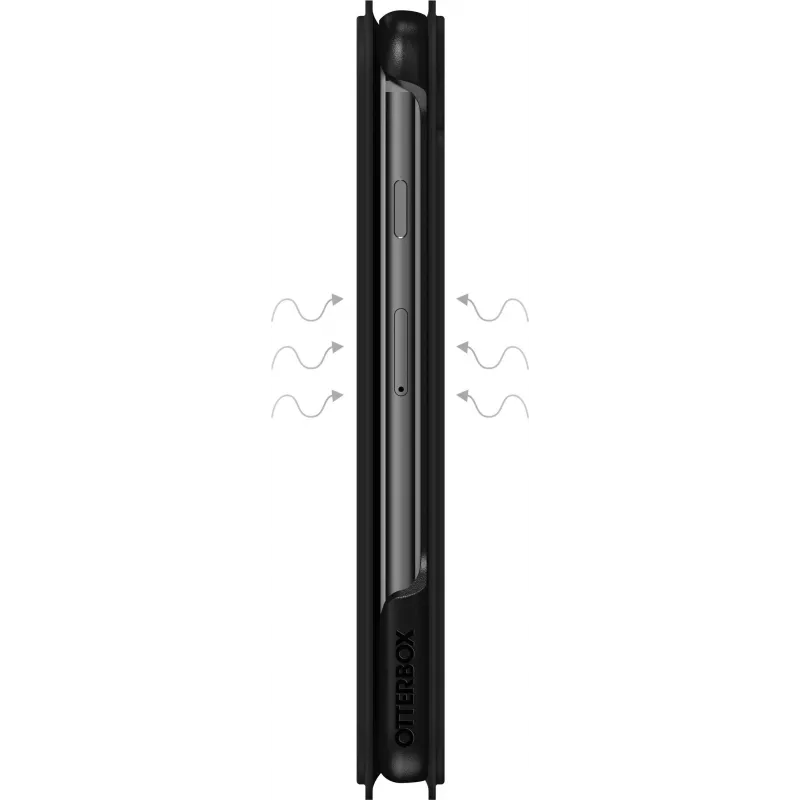 OtterBox Strada Series flipové puzdro pre Apple iPhone 6/6s/7/8/SE (2. & 3. Gen) - čierna