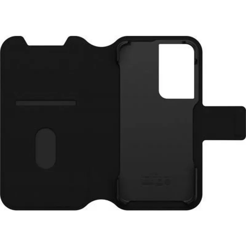 OtterBox Strada Series Via puzdro s klopou pre Samsung Galaxy S22 - Black Night 77-86603