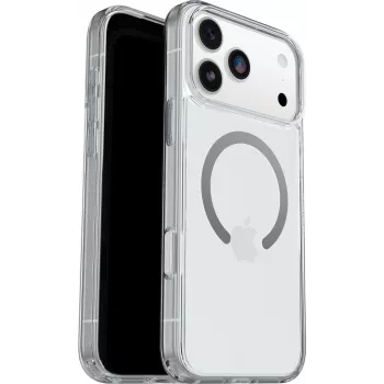OtterBox Symmetry Clear MagSafe Series puzdro s tlačidlom ovládania kamery pre Apple iPhone 17 Pro Max - Clear (77-98856)