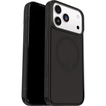 OtterBox Symmetry Clear MagSafe Series puzdro s tlačidlom ovládania kamery pre Apple iPhone 17 Pro Max - Black Mist (transparentné)