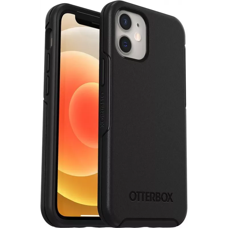 OtterBox Symmetry Series zadné puzdro pre Apple iPhone 12 / iPhone 12 Pro - čierne