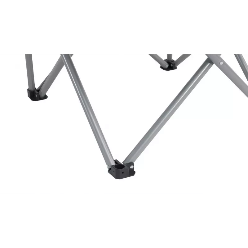 Outwell Catamarca XL skladacia kempingová stolička 150 kg čierna/sivá