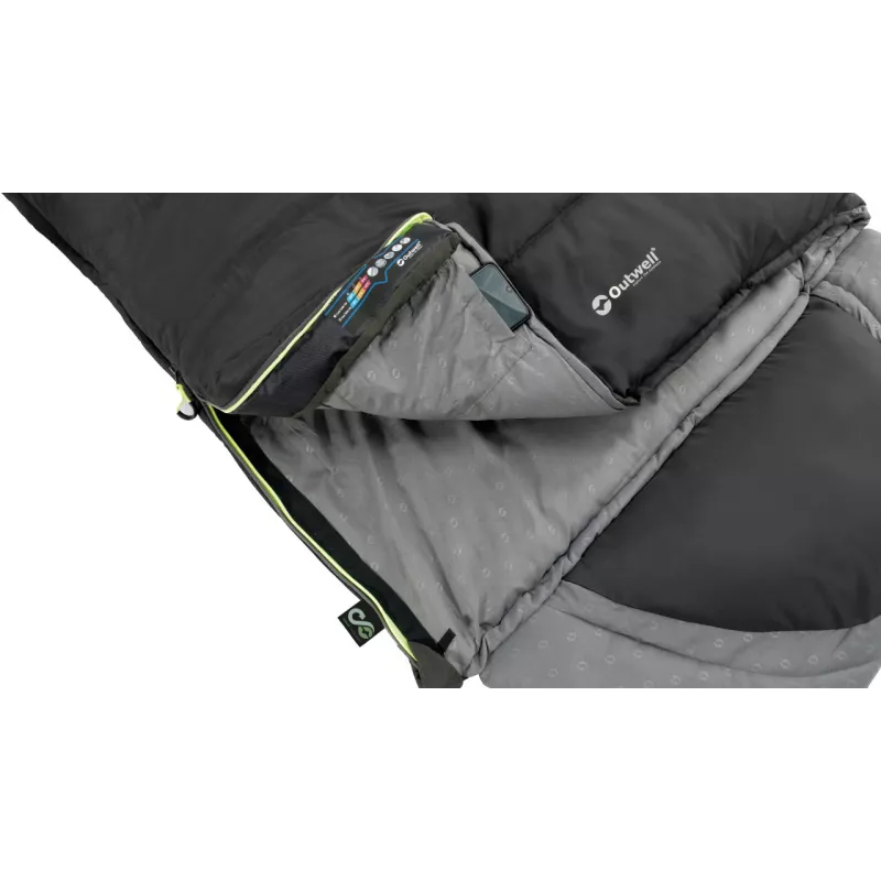 Outwell Contour spací vak 220 x 85 cm -13/+16 °C ľavý zips