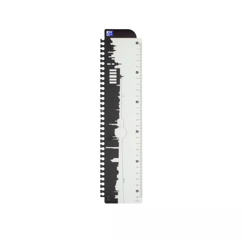Oxford Essentials Poznámkový blok - kockovaný - čierny - A4+ - 70 listov - 90 g/m²