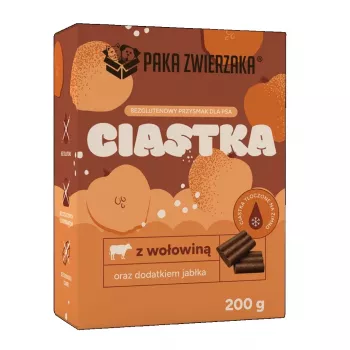 Paka Zwierzaka Beef with Apple pamlsky 200g