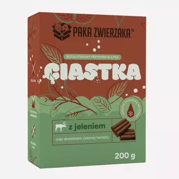 Paka Zwierzaka Deer Green Tea maškrta 200g