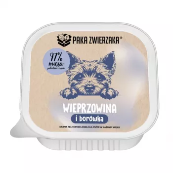PAKA ZWIERZAKA bravčové s čučoriedkami Mono mokré krmivo pre psov 150 g