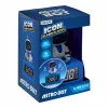 Paladone AstroBot Icon budík - sivý/biely digitálny LCD robotický budík s funkciou odloženia