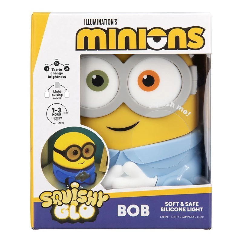 Paladone Bob SquishyGlo silikónové svetlo nabíjateľné - SpongeBob náladové svetlo