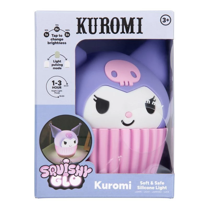 Paladone Kuromi SquishyGlo silikónové svetlo nabíjateľné