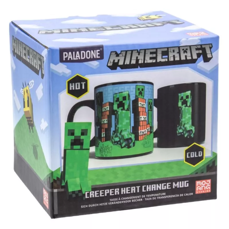 Paladone Minecraft Creeper hrnček meniaci farbu teplom