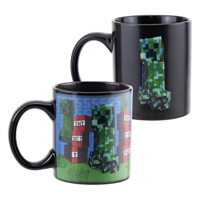 Paladone Minecraft Creeper hrnček meniaci farbu teplom