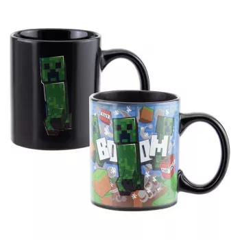 Paladone Minecraft Creeper hrnček meniaci farbu teplom