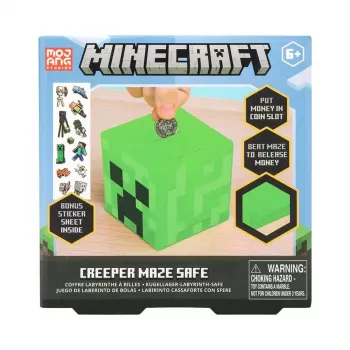 Paladone Minecraft Creeper Maze Safe V2 – elektronický puzzle trezor so zvukovými efektmi Creeper