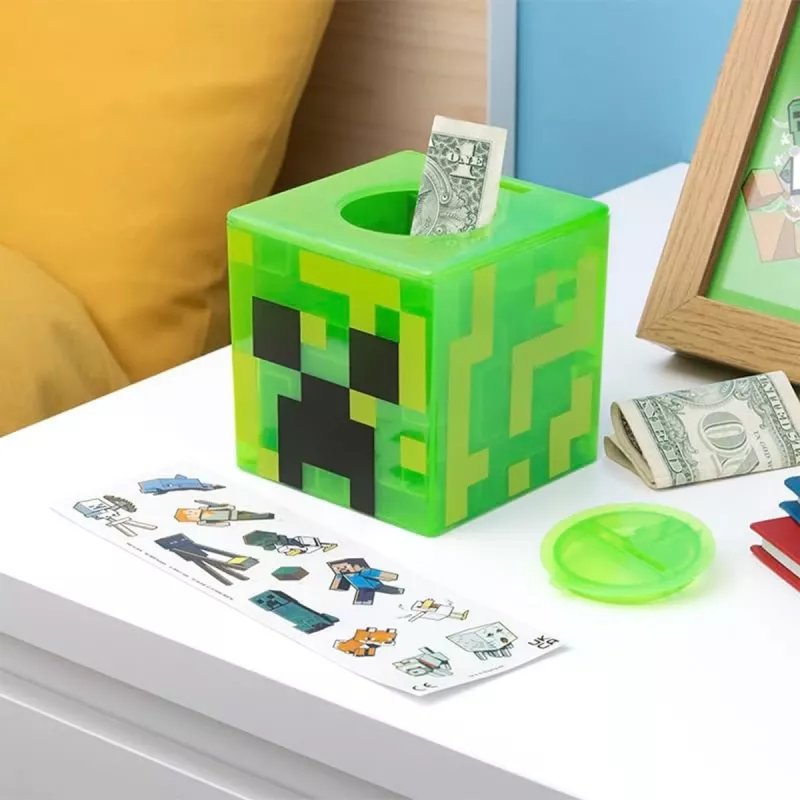 Paladone Minecraft Creeper Maze Safe V2 – elektronický puzzle trezor so zvukovými efektmi Creeper
