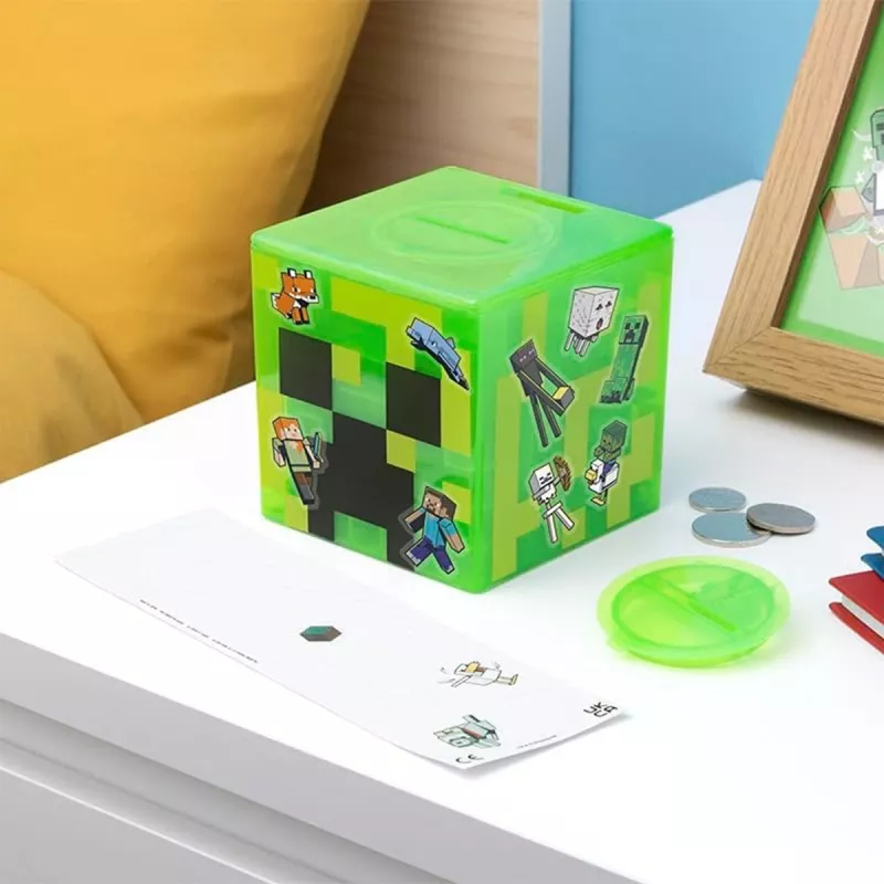 Paladone Minecraft Creeper Maze Safe V2 – elektronický puzzle trezor so zvukovými efektmi Creeper