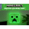 Paladone Minecraft Creeper LED nástenné neónové svetlo