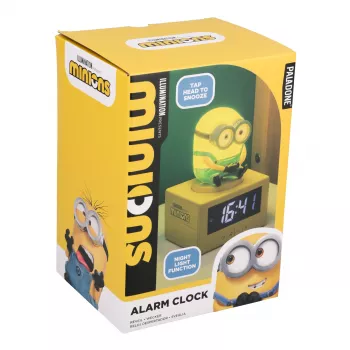 Paladone Minions Icon budík - digitálny LED, USB napájaný, Snooze