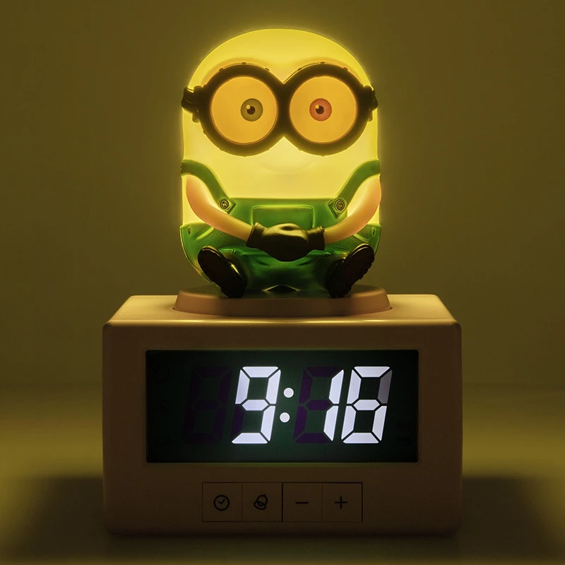 Paladone Minions Icon budík - digitálny LED, USB napájaný, Snooze