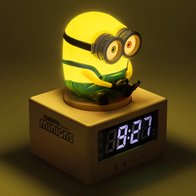 Paladone Minions Icon budík - digitálny LED, USB napájaný, Snooze