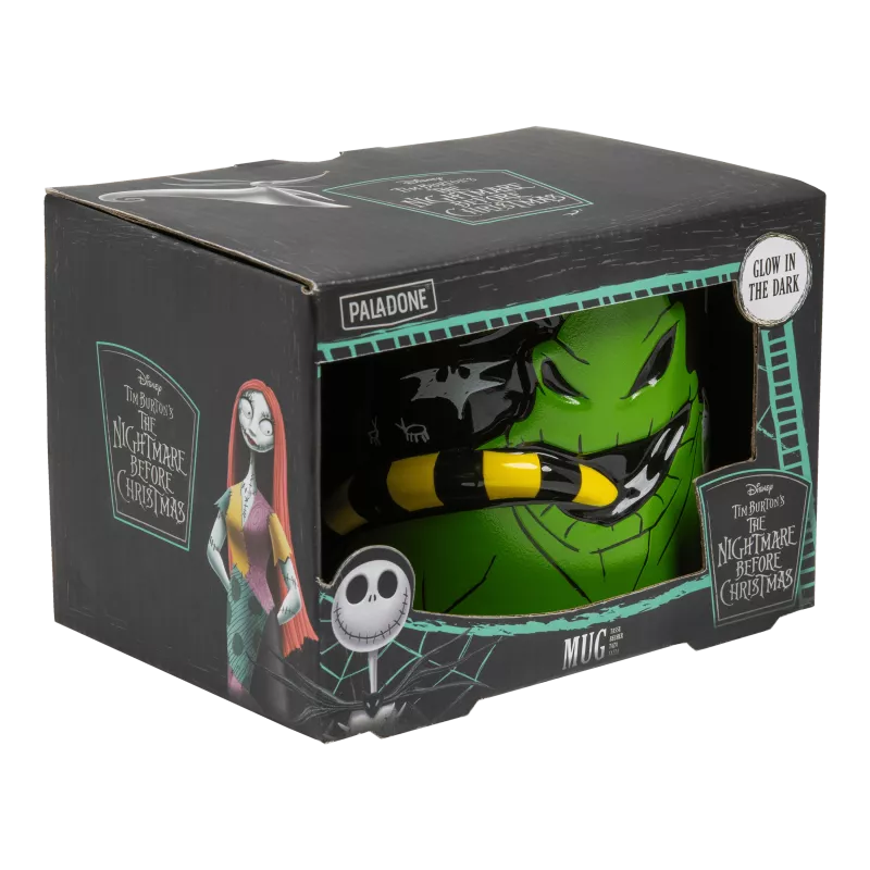 Paladone hrnček v tvare Oogie Boogie svietiaci v tme