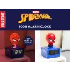 Paladone Spider-Man Icon budík - digitálny LED, červený/čierny