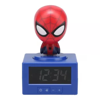 Paladone Spider-Man Icon budík - digitálny LED, červený/čierny
