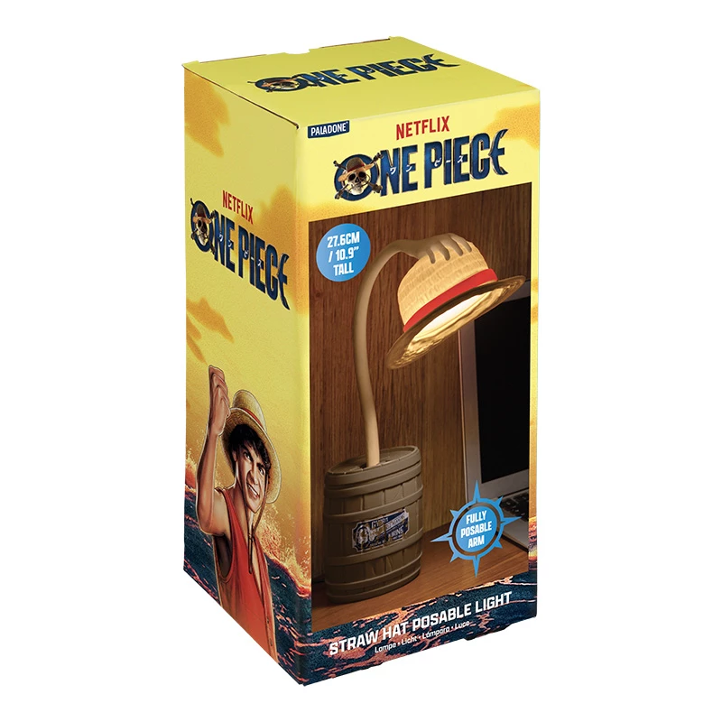 Paladone Straw Hat Posable Light - One Piece Luffy stolná lampa, USB napájaná LED