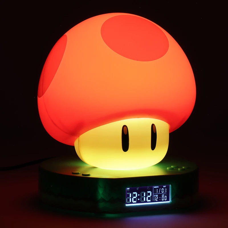 Paladone Super Mushroom digitálny budík