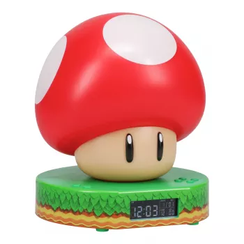 Paladone Super Mushroom digitálny budík