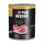 PAN MIĘSKO bravčové s jahňacím mokré krmivo pre psov 800g – kompletná paštéta pre všetky plemená