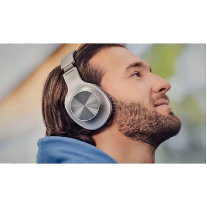 Panasonic RB-HX220BDES bezdrôtové slúchadlá on-ear, Bluetooth, mikrofón, XBS, Strieborná